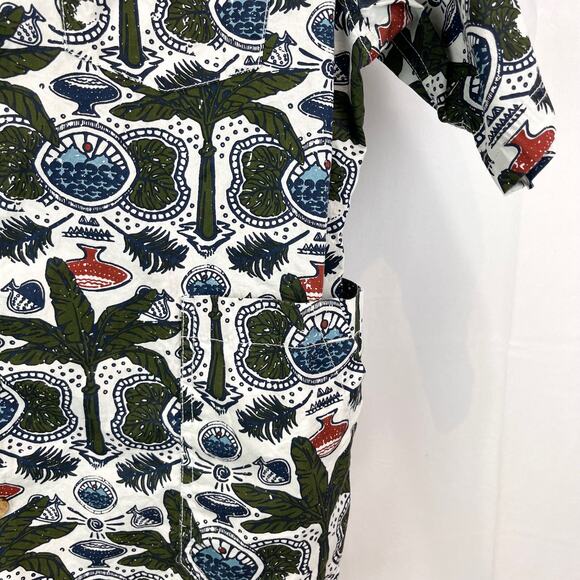 KAVU Men S Double Down Camp Shirt Wax N Wander Button Up Short Sleeve Multicolor - Picture 6 of 11